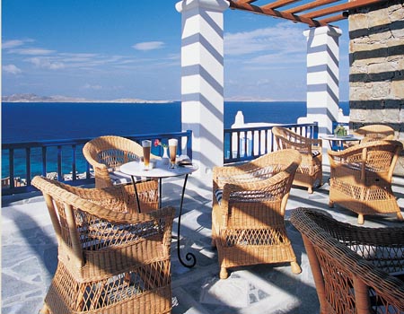 Mykonos Grand Hotel - Βεράντα