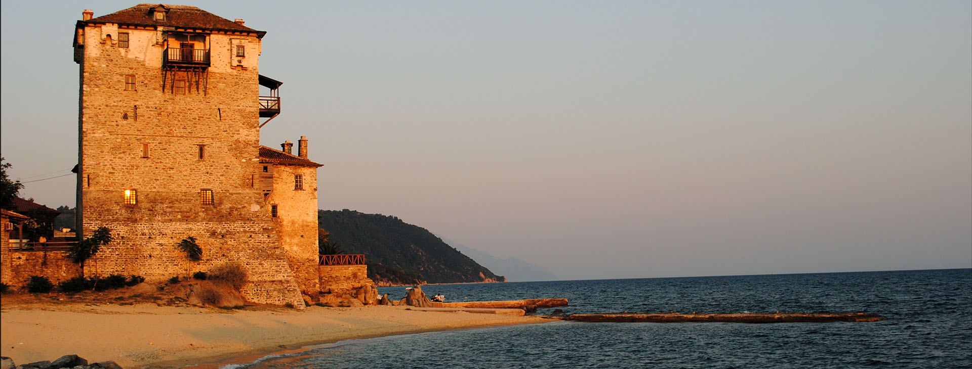 The Tower of Ouranoupolis, Athos, Halkidiki (Chalkidiki)